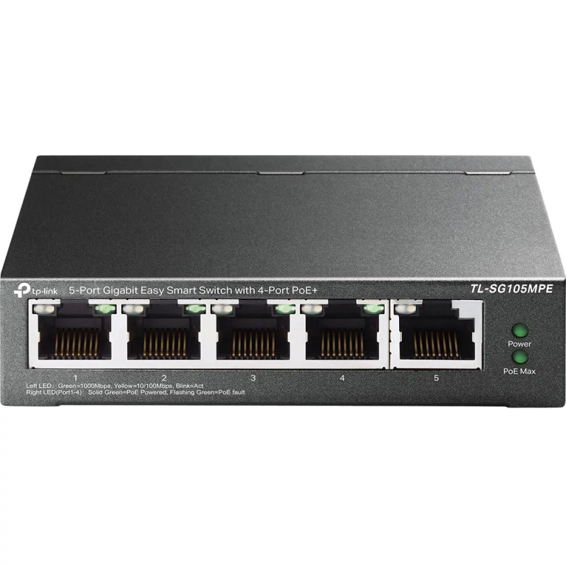 TP-Link TL-SG105MPE Šedá
