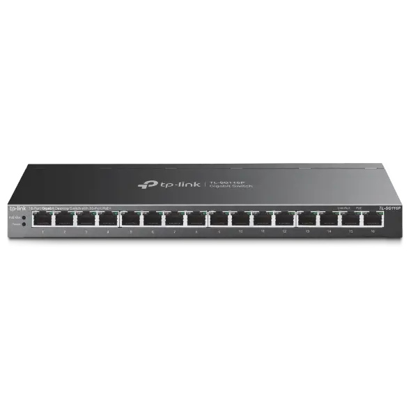 TP-Link TL-SG116P Šedá