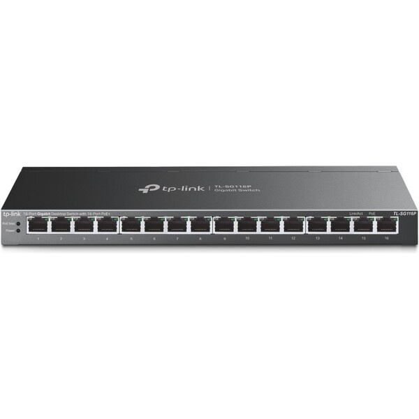 TP-Link TL-SG116P Šedá