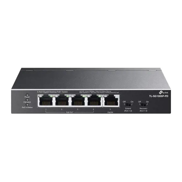 TP-Link TL-SG1005P-PD Šedá
