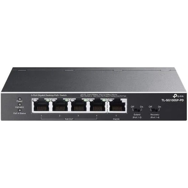 TP-Link TL-SG1005P-PD Šedá