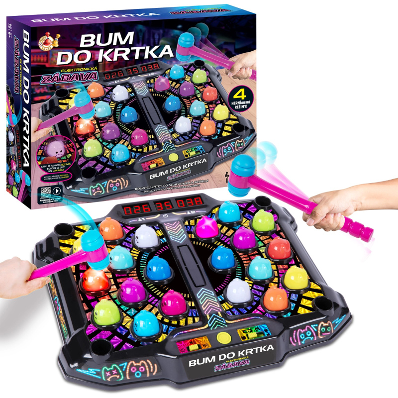 Elektronická hra Bum do krtka