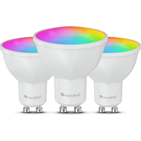 Nanoleaf Essentials Matter Wi-Fi GU10 Smart Bulb chytrá žárovka 3 Pack