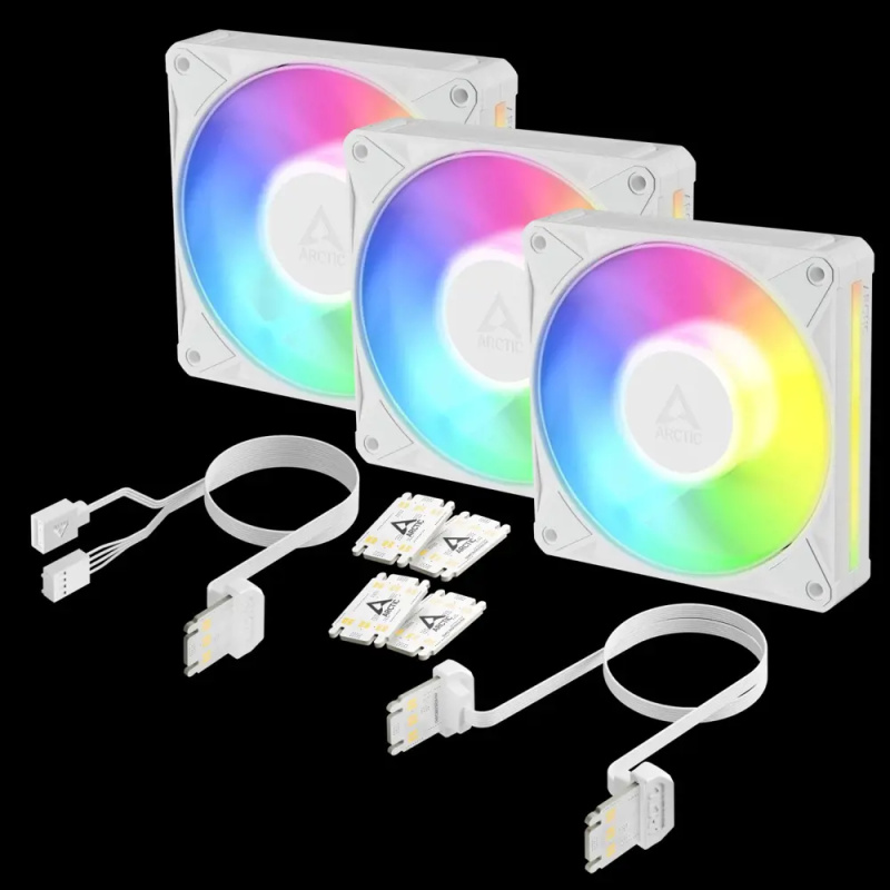ARCTIC BioniX P12 A-RGB (White) - 3 Pack