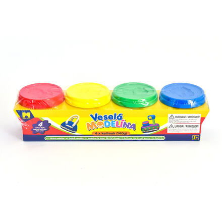 MODELO Modelína 4x 140g různé barvy