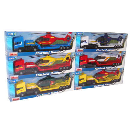 Mac Toys Kamion s vrtulníkem 1:48