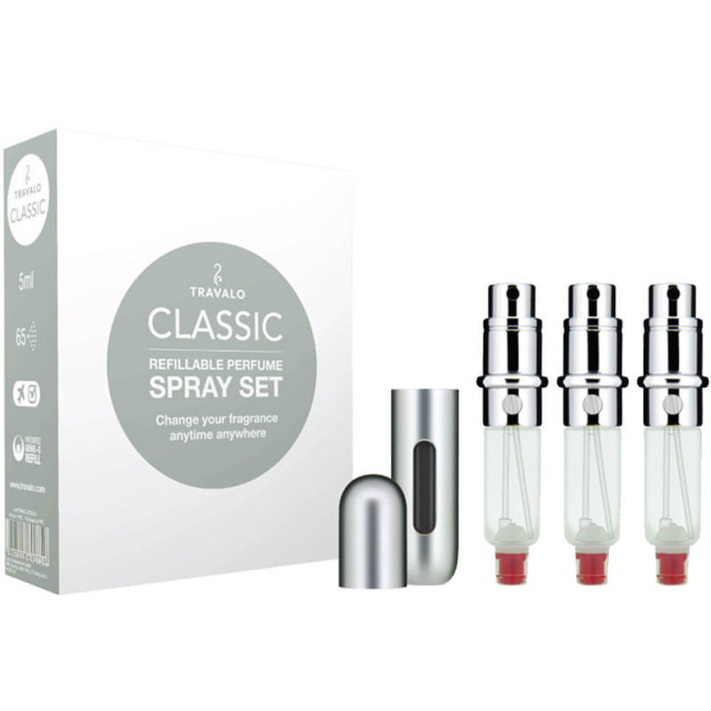 Travalo Classic HD dárková sada unisex Silver
