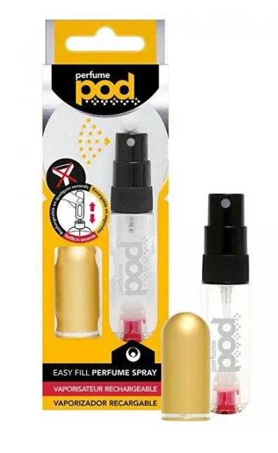 Travalo Perfume  Essentials Gold  plnitelný flakón s rozprašovačem 5 ml