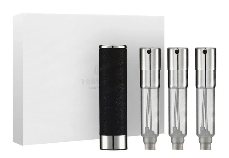 Travalo Walzer - plnitelný flakon 3 x 5 ml (černý)