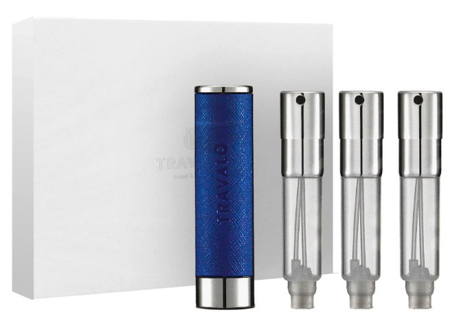 Travalo Walzer - plnitelný flakon 3 x 5 ml (modrý)