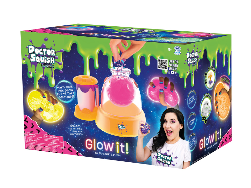 Dr. Squish Experimentální sada Squishy Maker – Glow In The Dark