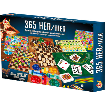 STUDO GAMES - 365 společenských her v plechovém pouzdře