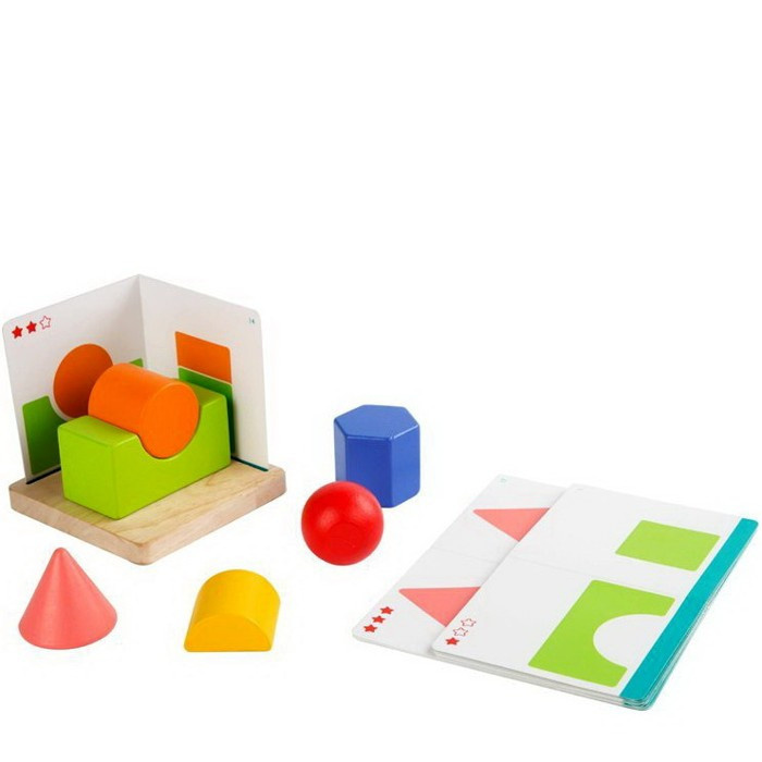 Lucy & Leo Jednoduchá geometrie – dřevěná hra