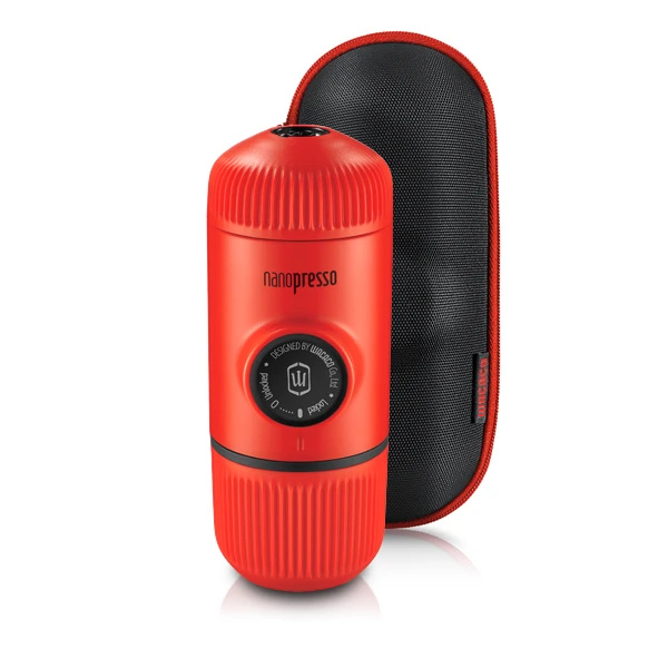 Wacaco Nanopresso Lava Red + pevný obal Kávovar