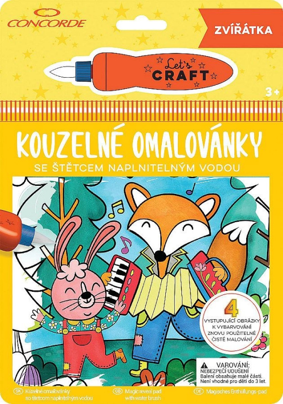 Kouzelné omalovánky Concorde - Zvířátka