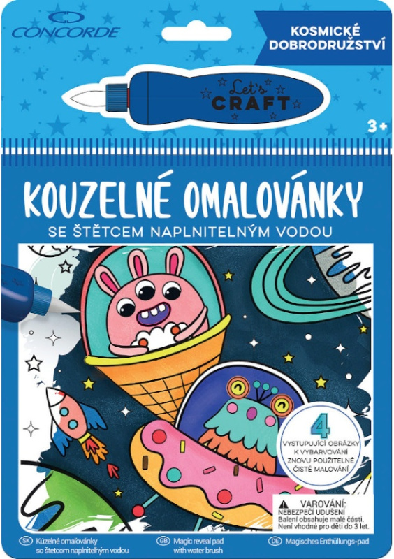 Kouzelné omalovánky - Kosmické dobrodružství - kniha z kategorie Omalovánky