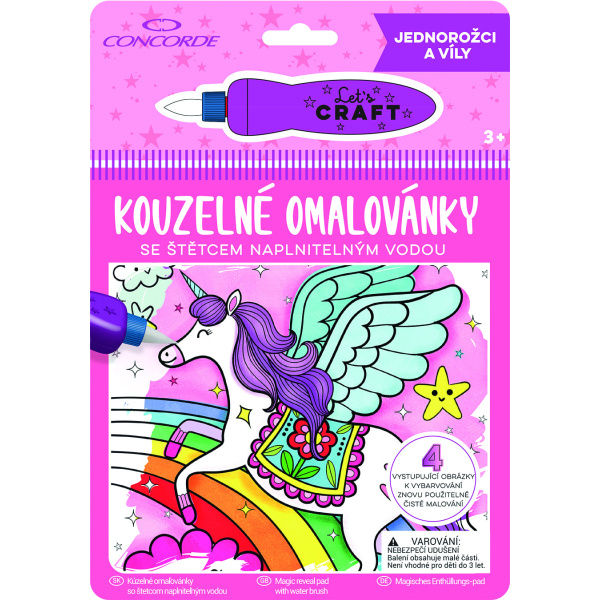 Kouzelné omalovánky Concorde - Jednorožci a víly