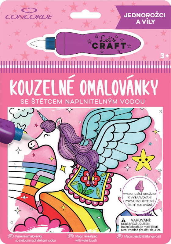 Kouzelné omalovánky Concorde - Jednorožci a víly
