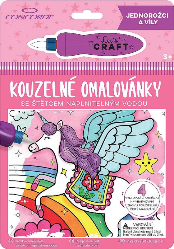 Kouzelné omalovánky Concorde - Jednorožci a víly
