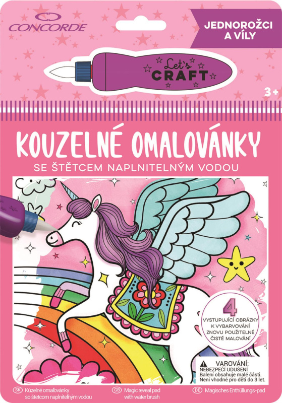 Kouzelné omalovánky Concorde - Jednorožci a víly