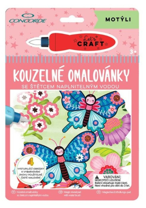 Kouzelné omalovánky - Motýli - kniha z kategorie Omalovánky