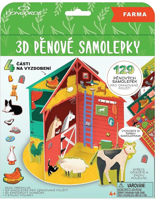 Pěnové samolepky 3D - Farma