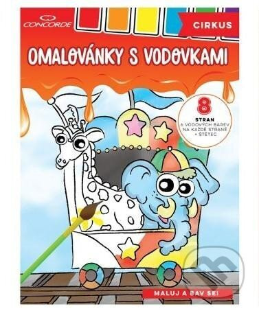 Omalovánky s vodovkami - Cirkus A4 - kniha z kategorie Omalovánky