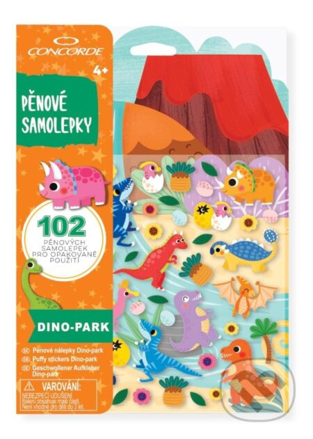 Pěnové samolepky - Dino park