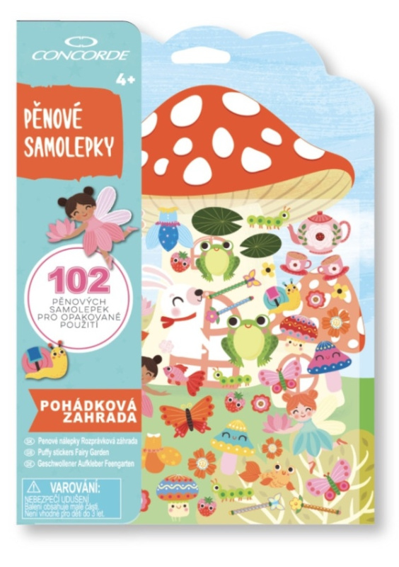 Pěnové samolepky - Pohádková zahrada