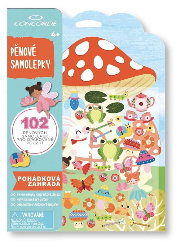 Pěnové samolepky - Pohádková zahrada