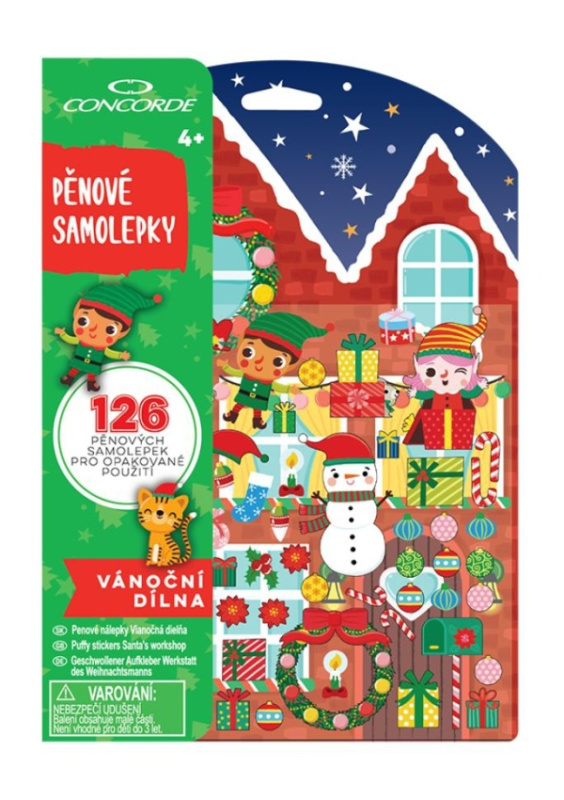 Pěnové samolepky CONCORDE Vánoční dílna CONCORDE