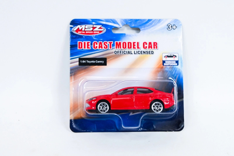 MSZ Toyota Camry červený model auta 1:64