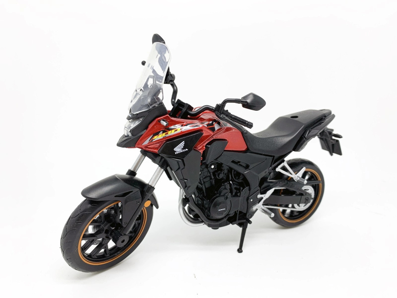 Model motocyklu Honda CB400X 1:12 červený