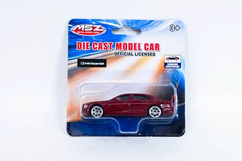 MSZ Bentley Flying Hybrid – kovový model 1:70, bordo