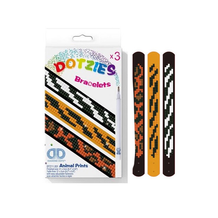 DOTZIES Náramky zvířecí vzory