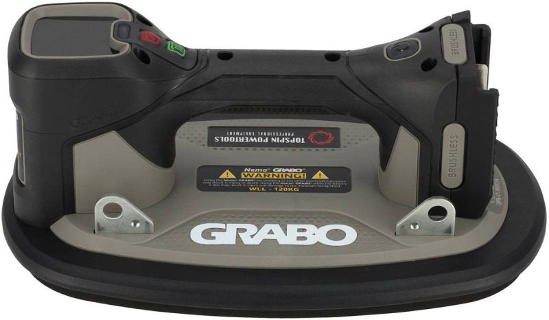 GRABO | PRO Brushless 120 kg – Aku přísavka na porézní a strukturované povrchy