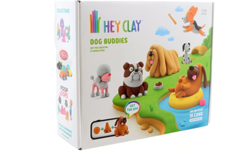 HEY CLAY SET DOG BUDDIES 15PK CEE