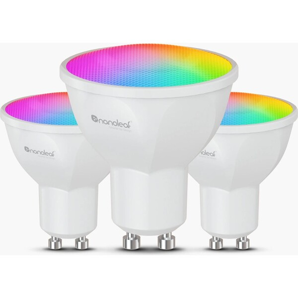 Nanoleaf Essentials Smart Matter GU10 Bulb 3PK Bílá