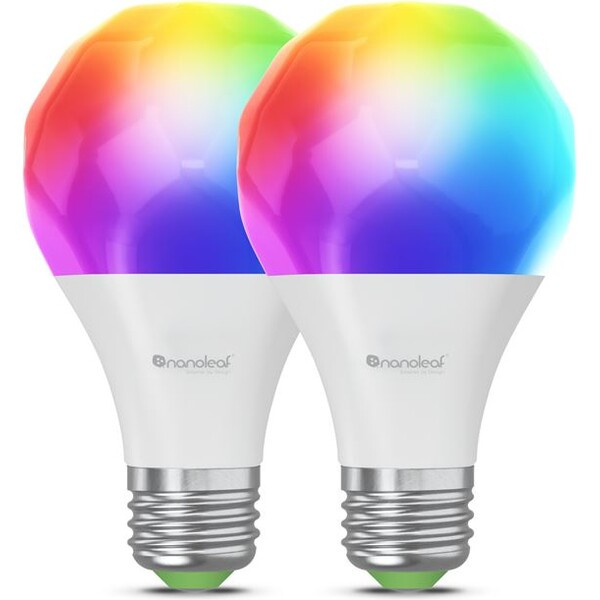 Nanoleaf Matter Wi-Fi A19 Smart E27 Bulb 2PK Bílá