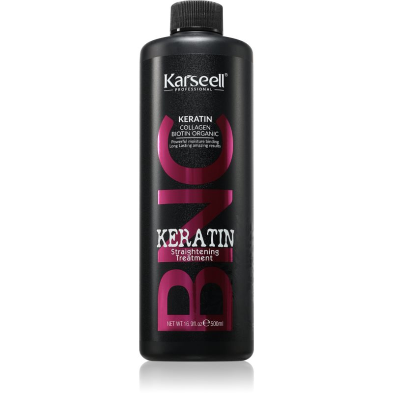 Karseell Collagen Keratin Straightening Treatment vyrovnávač struktury na vlasy 500 ml