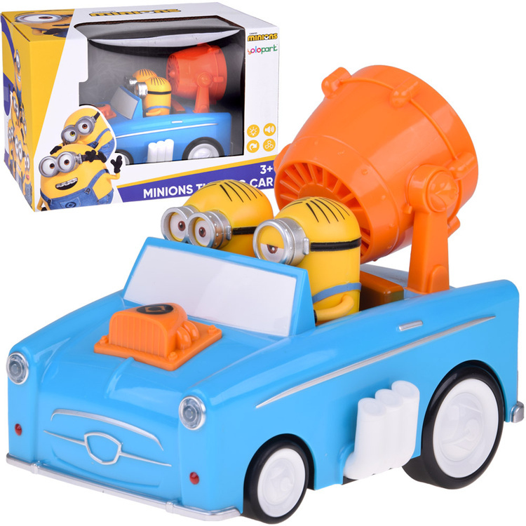 interaktivní auto MINIONS s větrákem a světly