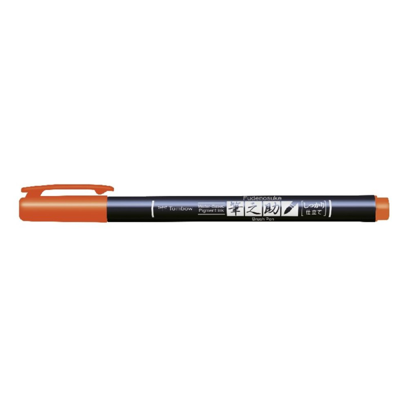 Tombow Štětcový fix Fudenosuke - orange KALIA paper, s.r.o.