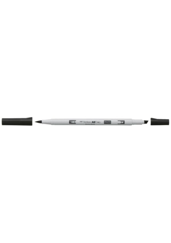 Tombow Oboustranný štětcový lihový fix ABT PRO - lamp black KALIA paper, s.r.o.