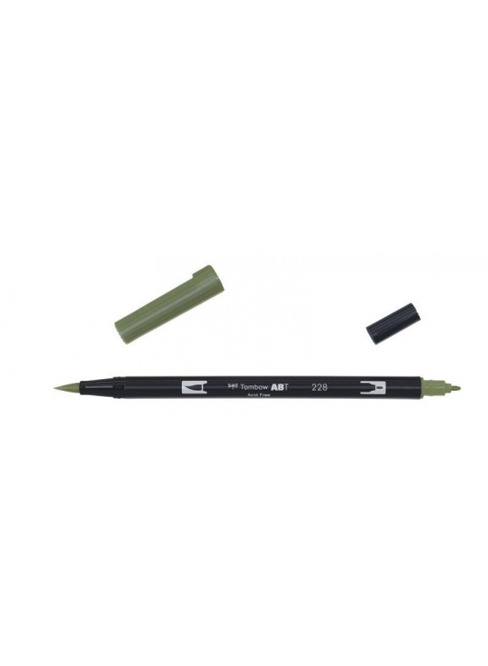 Tombow Oboustranný štětcový fix ABT - grey green KALIA paper, s.r.o.
