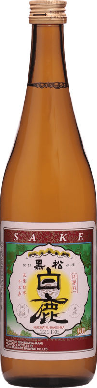 Hakushika Tokusen Junmai Sake 14,5% 0,72l