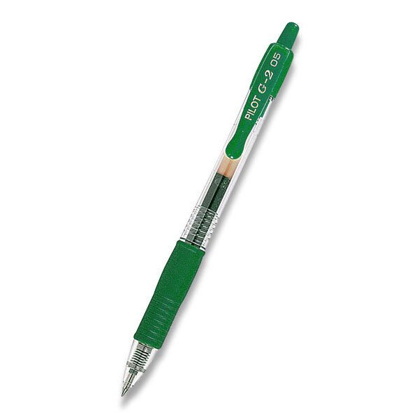 Gelový roller Pilot G2 - zelený, 0,3 mm
