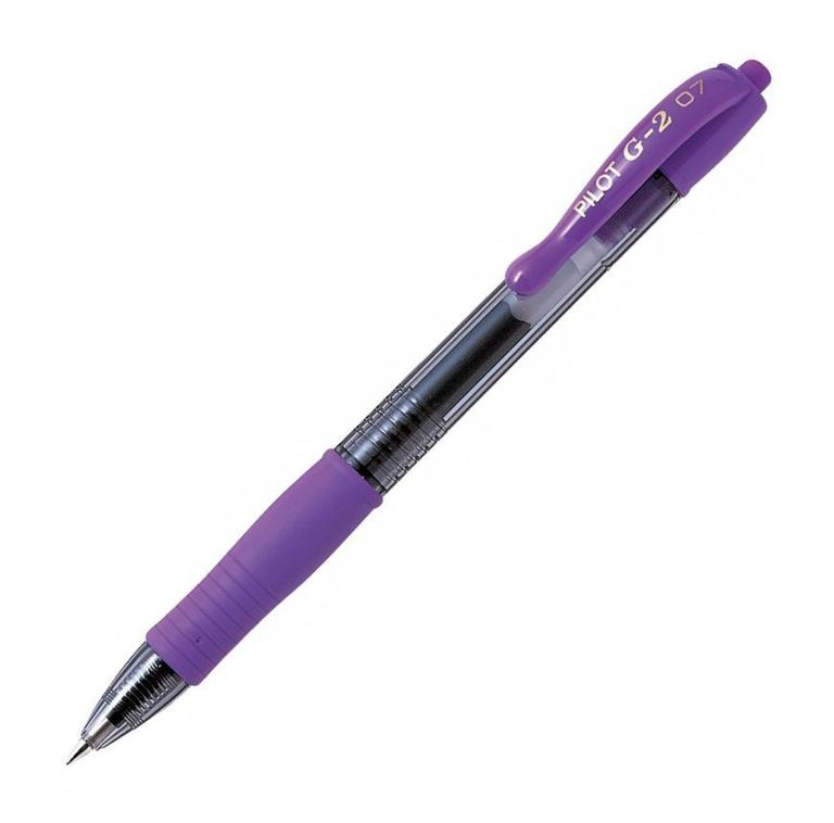 Gelový roller Pilot G2 - fialová, 0,3 mm