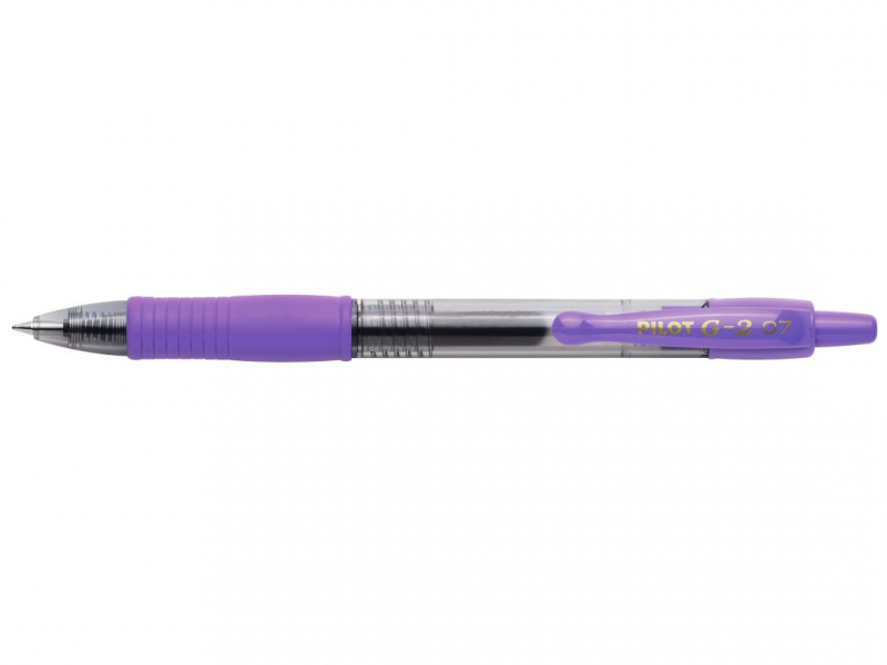 Gelový roller Pilot G2 - fialová, 0,3 mm