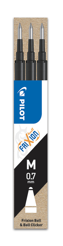 FriXion M 0.7mm náplň černá 3 ks Pilot