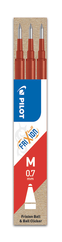 FriXion M 0.7mm náplň červená 3 ks Pilot
